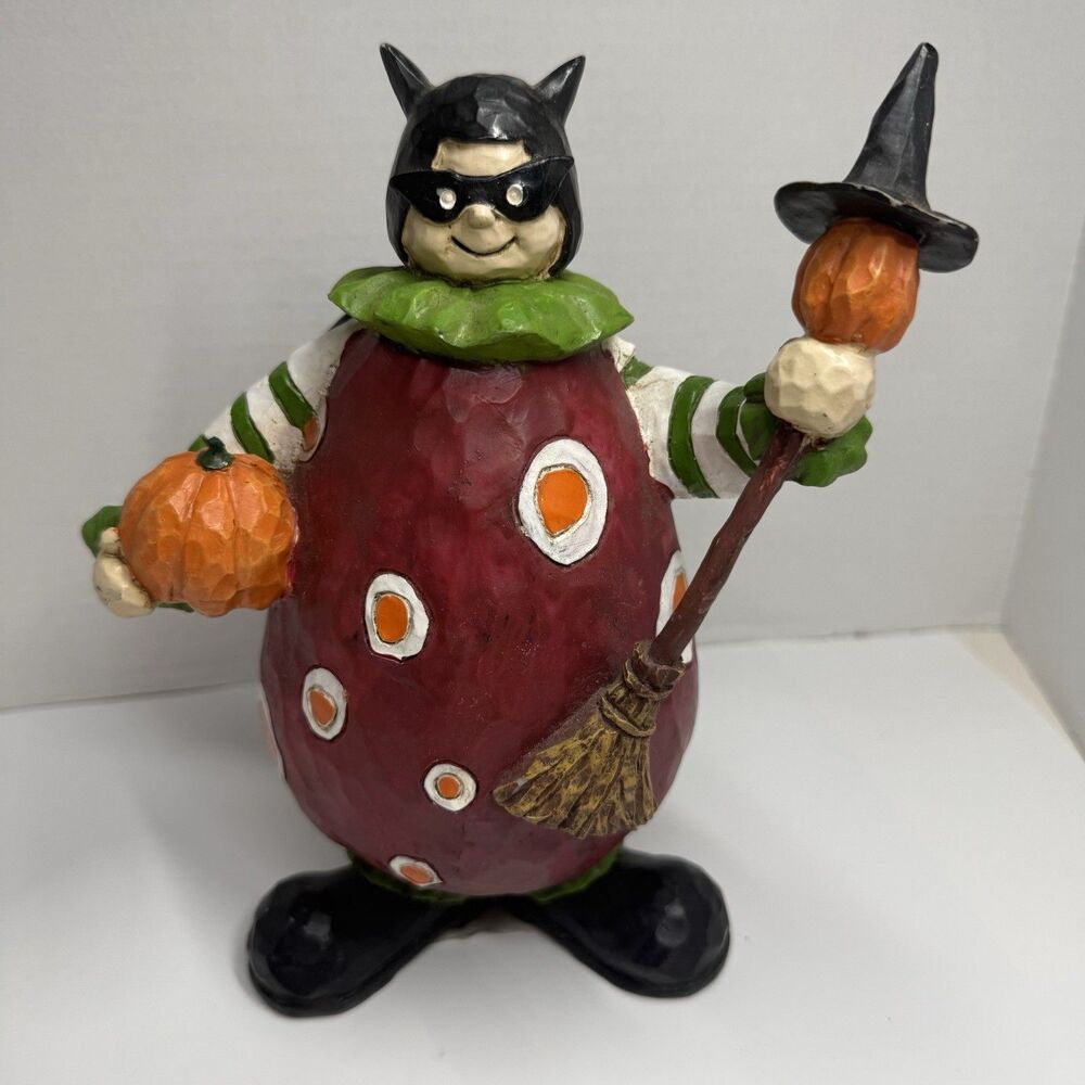 Tweedle Dee Bat Witch Cat Trick Or Treat Halloween Figure Whimsical Decor